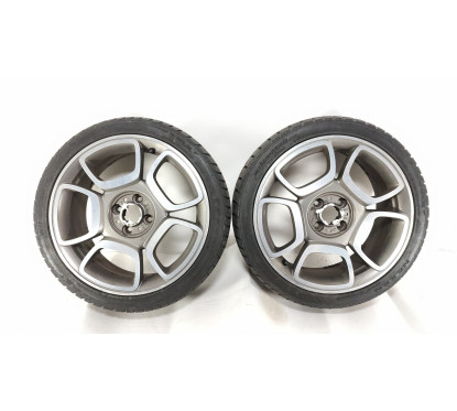 N.4 Cerchi In Lega Completi Di Pneumatici Fiat 500 Abarth R17 4x98 Foro Centrale 58 7J 51820551