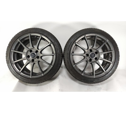 N.4 Cerchi In Lega Mercedes R18 5x112 Foro Centrale 66,5 8J ET35 Gommati Invernali Michelin 215/45 R18 93V 2022