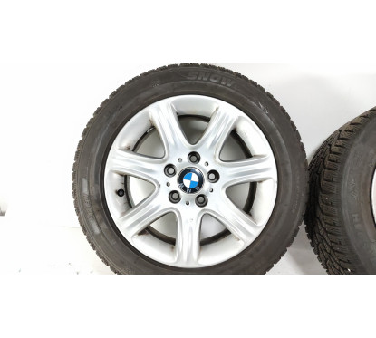 N.4 Cerchi BMW 5x120 R16 Foro Centrale 72,5 7J ET40 Gommati Invernali 205/55 R16 94H Riken 2019