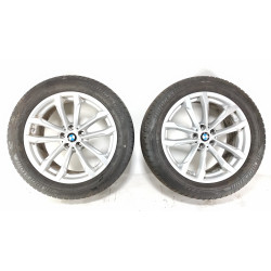 N.4 Cerchi In Lega BMW 5x112 R19 Foro Centrale 66,6 7,5J Gommati Invernali 245/50 R19 105V Bridgestone 2019