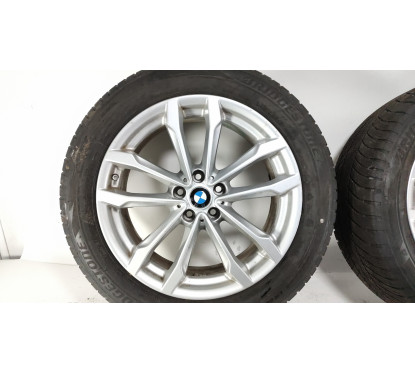 N.4 Cerchi In Lega BMW 5x112 R19 Foro Centrale 66,6 7,5J Gommati Invernali 245/50 R19 105V Bridgestone 2019