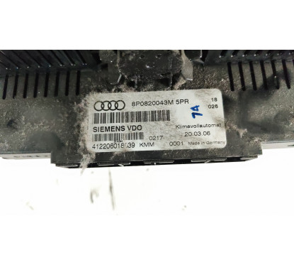 Comandi Clima Automatico Audi A3 2003-2008 8P0820043M