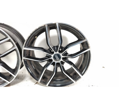 N.4 Cerchi In Lega Audi R18 5x112 Foro Centrale 66,5 Et31 8J