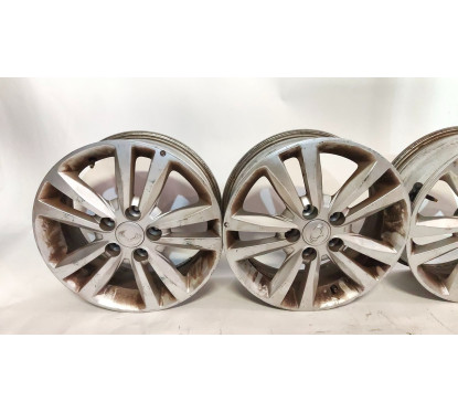 N.4 Cerchi In Lega SsangYong R16 5x112 Foro Centrale 66,6 ET43 6J